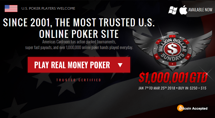 Americas Cardroom Review 50 Free And 1000 Deposit Bonus